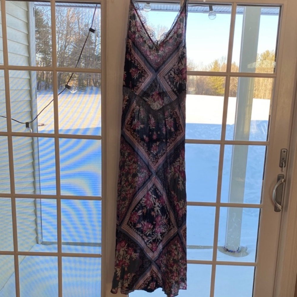 Free People Multicolor Floral Maxi Dress